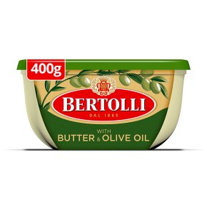 butter olive oil bertolli spreadable spread morrisons 400g trolley