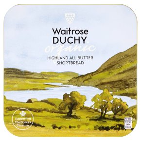 Waitrose Duchy Organic Highland all butter shortbread tin