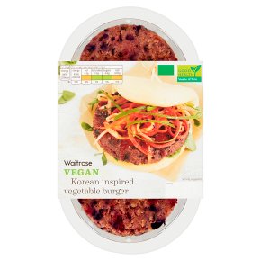 Waitrose Vegan Korean Inspired Vegetable Burger