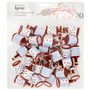 Waitrose Home Red Party Poppers