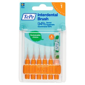 TePe Interdental Orange Brushes