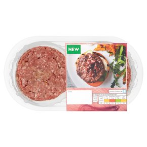 Waitrose 4 Hickory Beef Burgers