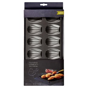 from Waitrose 40x20cm non-stick twelve hole madeleine tin