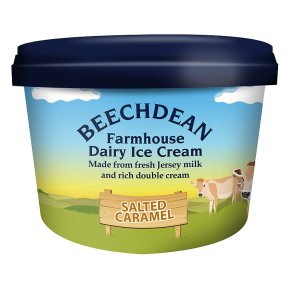 Beechdean farmhouse Salted Caramel ice cream
