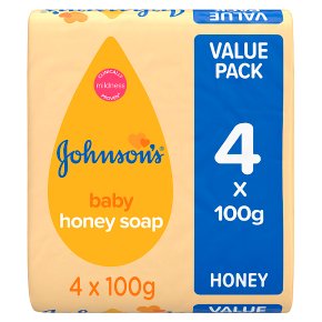 Johnson's honey baby soap