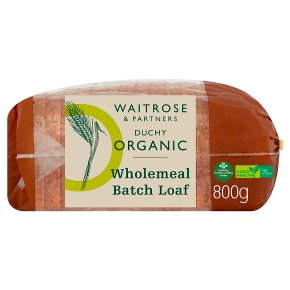 Waitrose Duchy Organic wholemeal batch
