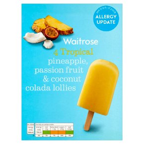 Waitrose pineapple & coconut colada lollies
