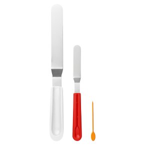 Chef'n sugarcoated set of 2 nesting spatula and cake tester