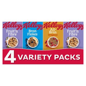 Kellogg's Fibre Cereal Variety 4 Pack