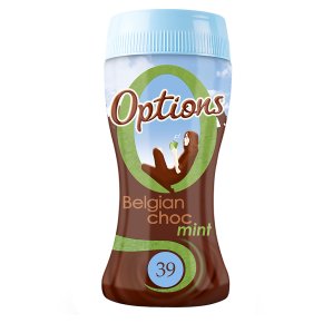 Options Belgian choc mint jar