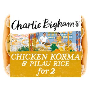 Charlie Bigham's chicken korma & pilau rice