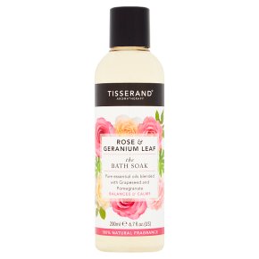 Tisserand Rose & Geranium Bath Soak