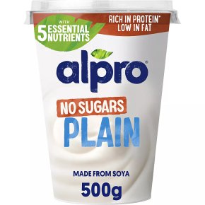 Alpro Plain Unsweetened No Sugars