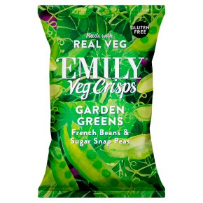 Emily Veg Crisps French Beans, Sugar Snap Peas, Edamame