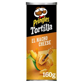 Pringles Tortilla Chips Nacho Cheese