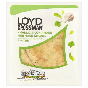 Loyd Grossman garlic mini naans
