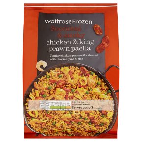 Waitrose Frozen Chicken & King Prawn Paella