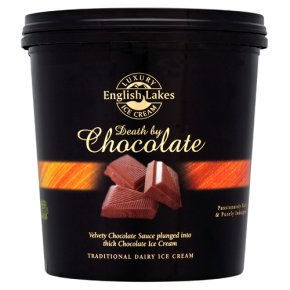 English Lakes chocolate ice cream