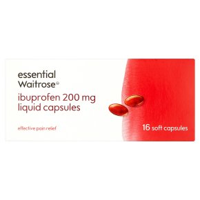 essential Waitrose Ibuprofen 200mg