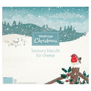 Waitrose Christmas Savoury Biscuits for Cheese