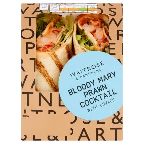 Waitrose Bloody Mary Prawn Cocktail Wrap