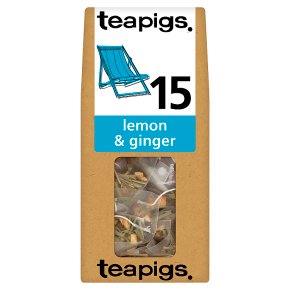 Teapigs lemon & ginger tea 15 bags