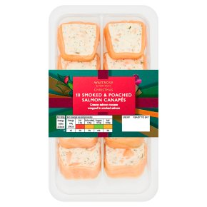 Waitrose Smoked & Poached Salmon Canapes