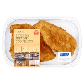 Seachill 2 Chunky Breaded Cod Fillets