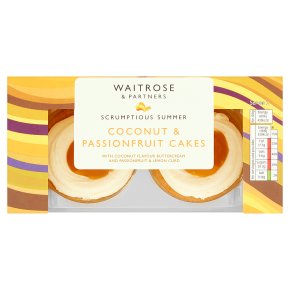 Waitrose Coconut & Passionfruit Cakes