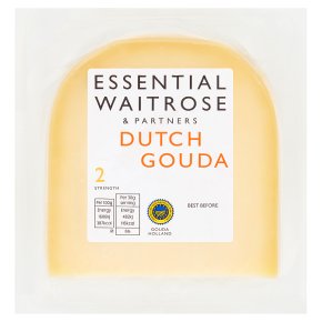 essential Waitrose Dutch mild gouda cheese, strength 2