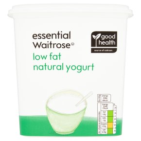 essential Waitrose natural low fat yogurt