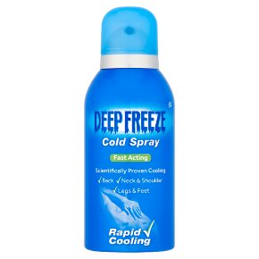 Deep freeze cold spray