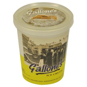Gallone's ice cream old English toffee