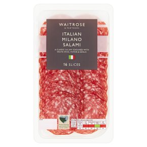 Waitrose Italian Milano Salami 16 slices