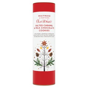 Waitrose Christmas Salted Caramel Milk Chocolate Cookies