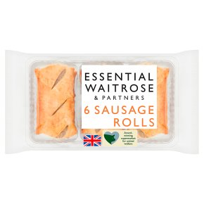 essential Waitrose 6 Sausage Rolls