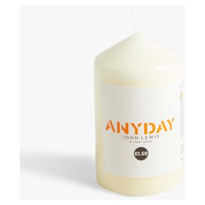 essential Waitrose Ivory Pillar Small