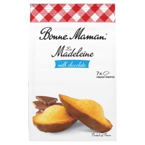 Bonne Maman 7 Madeleine Cakes with Milk Chocolate