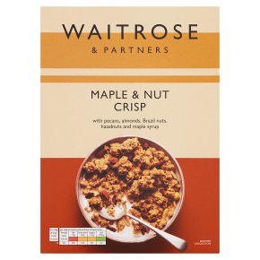 Waitrose maple & mixed nut crisp
