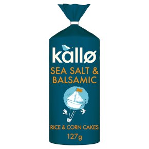 Kallo Sea Salt & Balsamic Vinegar Rice Cakes