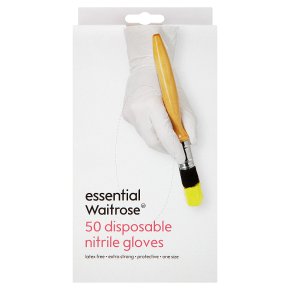 essential Waitrose Nitrile Gloves