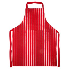 Waitrose Cooking red butchers stripe apron