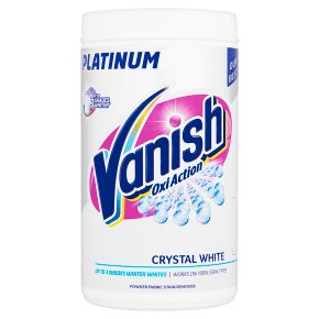 Vanish Platinum Oxi Action Crystal White Powder Fabric Stain Remover