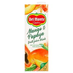 Del Monte mango & papaya juice
