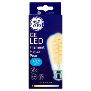 GE LED Filament Heliax Pear Gold