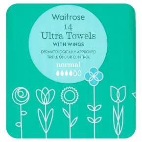 Waitrose Ultra Towels with Wings Normal