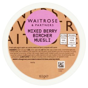 Waitrose MIxed Berry Bircher Muesli