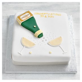 Fiona Cairns Golden Sponge Congratulations Cake