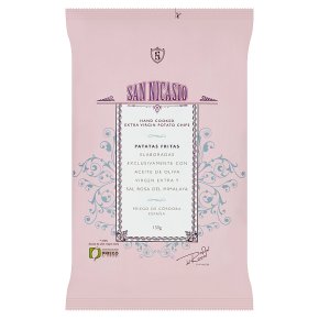 San Nicasio potato chips with Himalayan pink salt