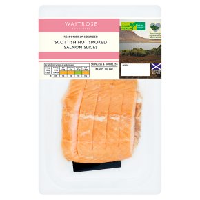 Waitrose kiln roasted Scottish salmon slices